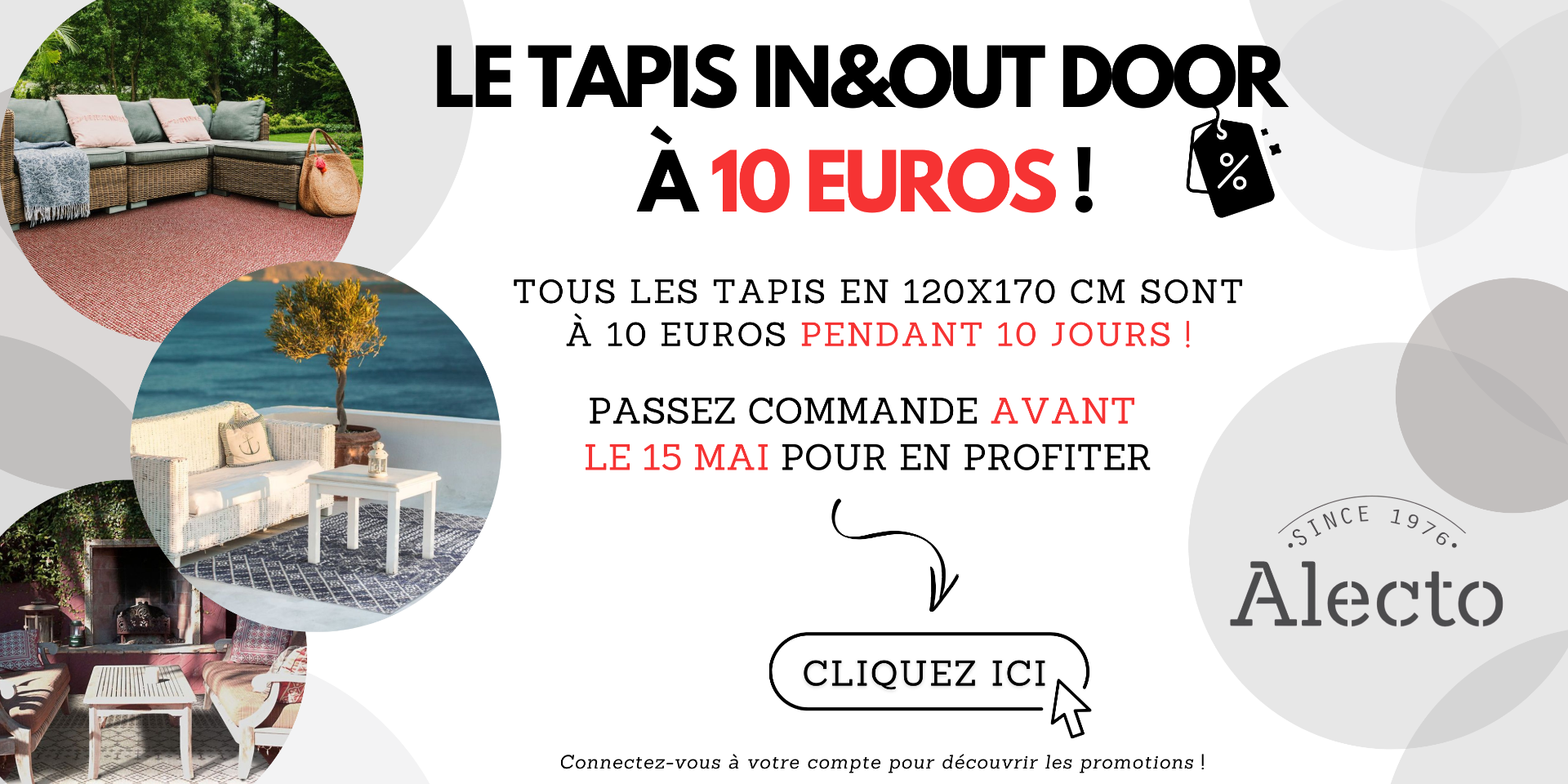 Promo tapis IN&OUT